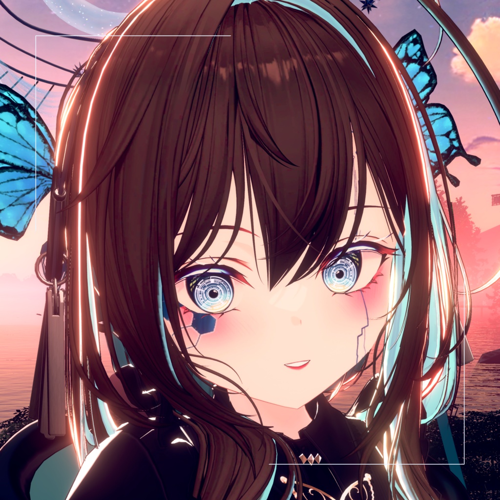 【ルゼブルちゃん】Over Clock Make up&Eyes Texture