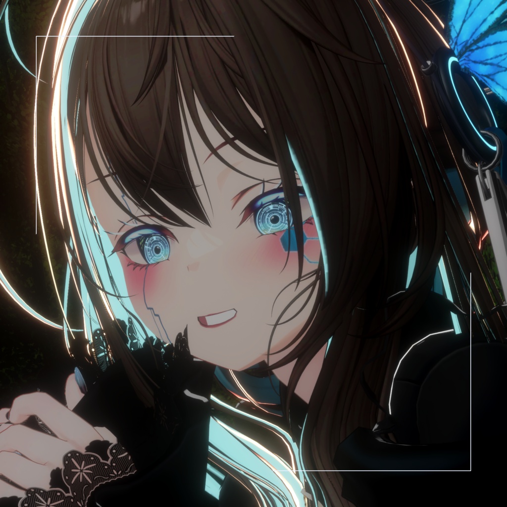 【ルゼブルちゃん】Over Clock Make up&Eyes Texture