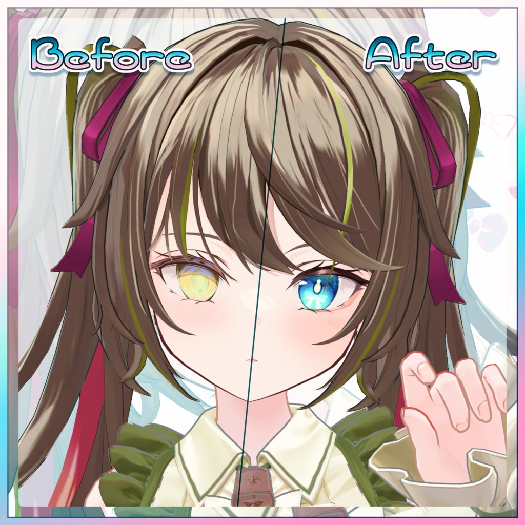 【ルゼブルちゃん】こっちみてMake up&Eyes Texture