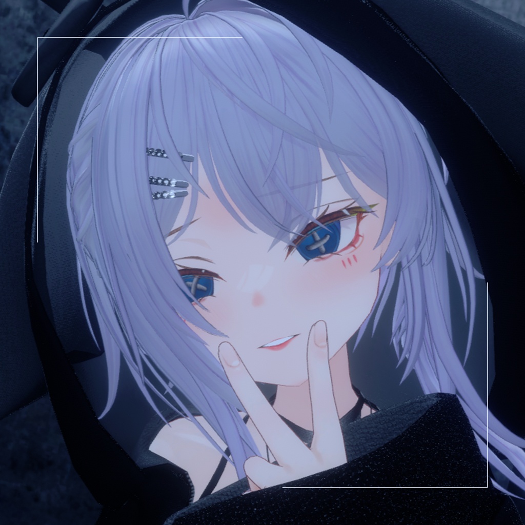 【ルゼブルちゃん】つぎはぎリメイクMake up&Eyes Texture