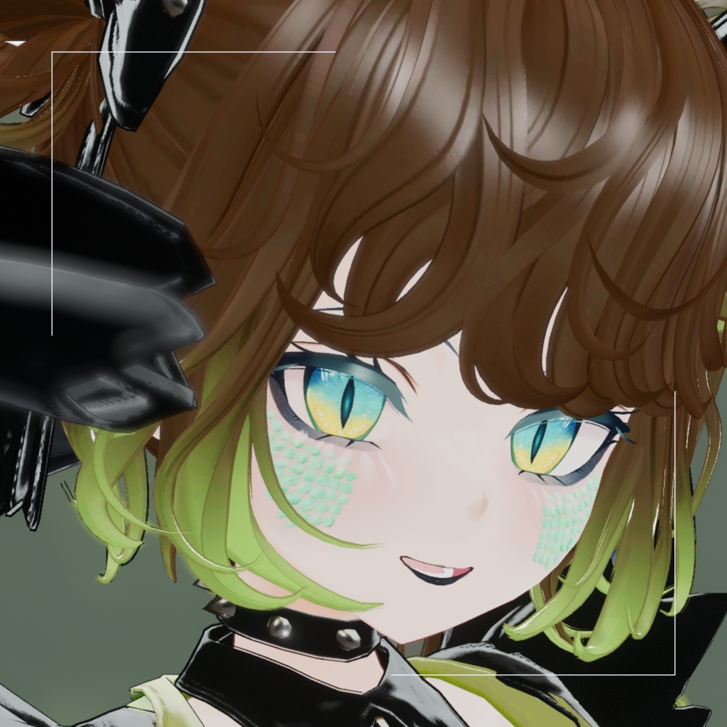 【ルゼブルちゃん】仮称ファブニール Make up&Eyes Texture