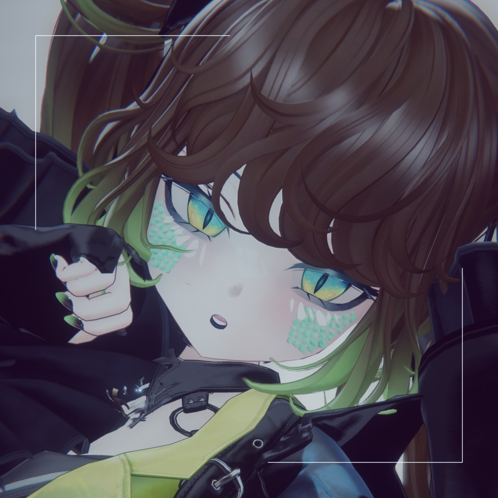 【ルゼブルちゃん】仮称ファブニール Make up&Eyes Texture