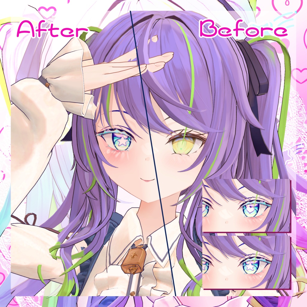 【ルゼブルちゃん】前略♡メルヒェン大航界 Makeup&Eyes Texture