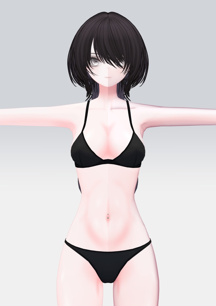【6アバター対応】Milky Blush Body Material