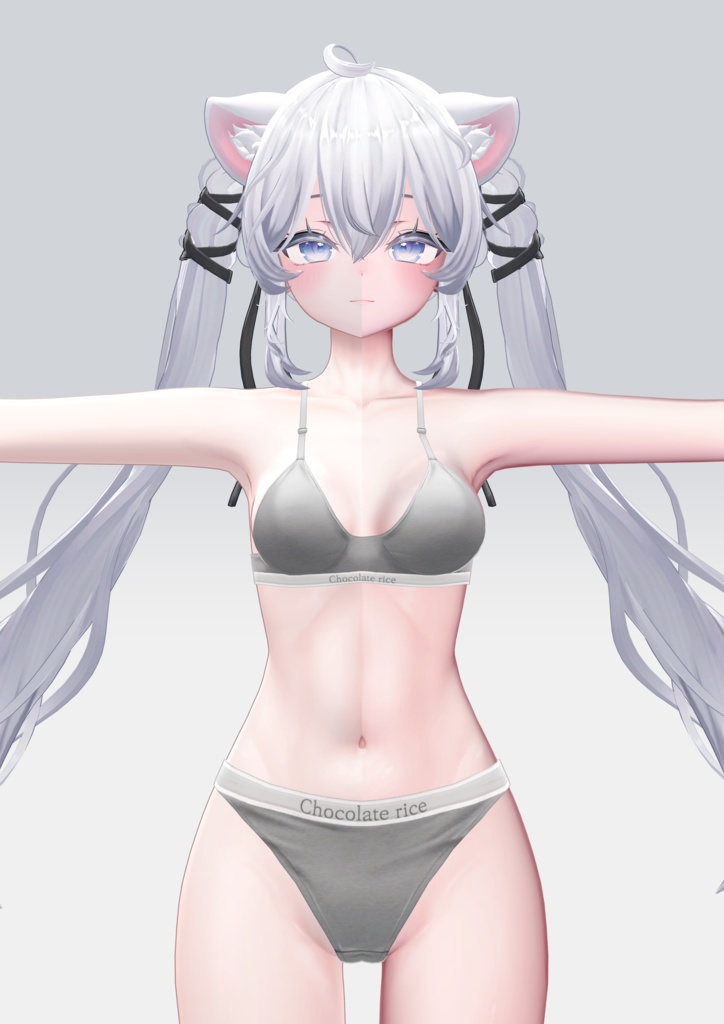 【6アバター対応】Milky Blush Body Material