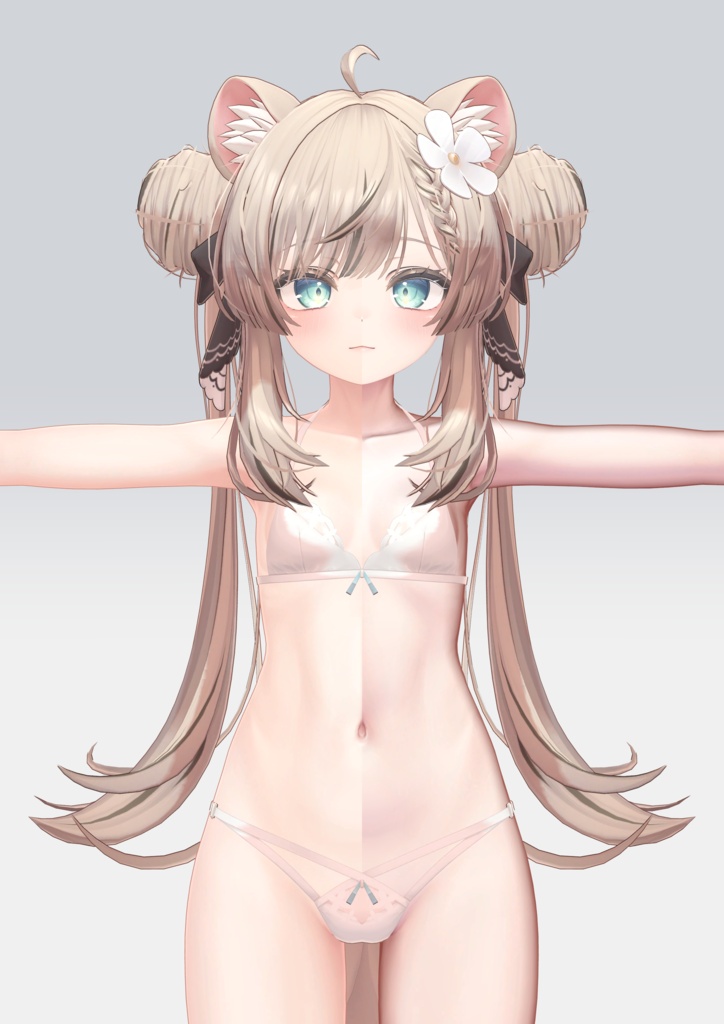 【6アバター対応】Milky Blush Body Material