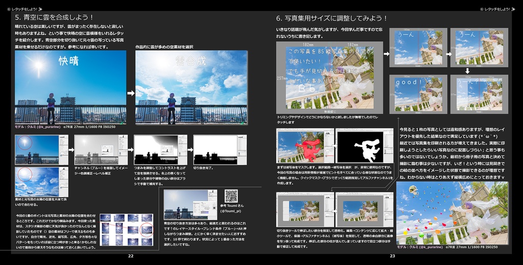 (お勧め)コスプレ写真のレタッチや考え方、合成技術等の総合解説本