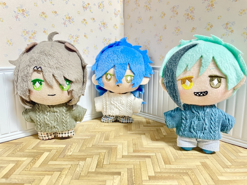 ニット風シャツ