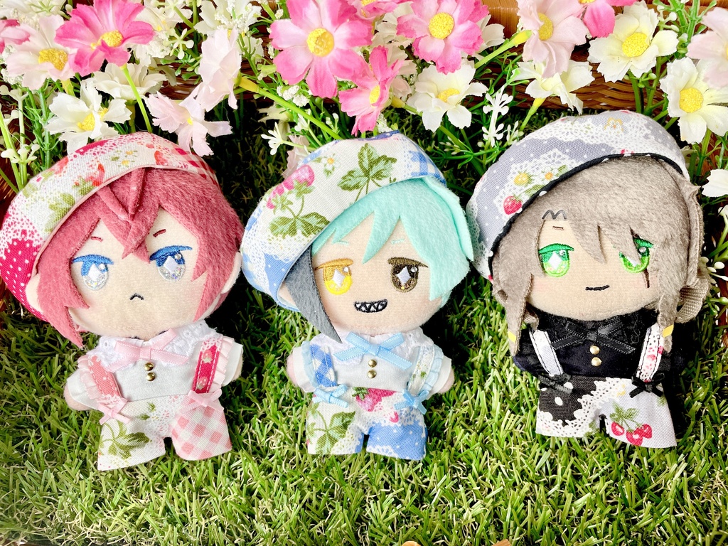 いちごのサロペットセット【10cm/12cm】