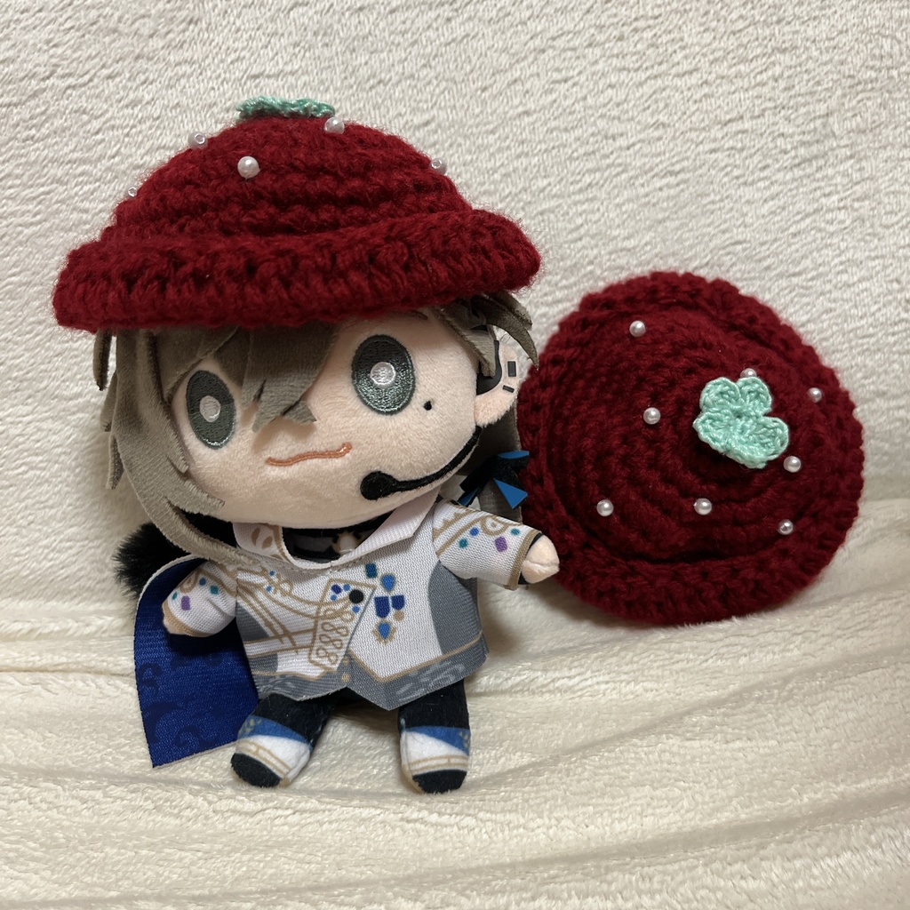 春のドキドキいちご帽子