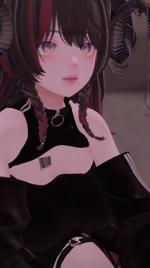 アバター用バーコードタトゥー Barcode tattoo texture for Avatar