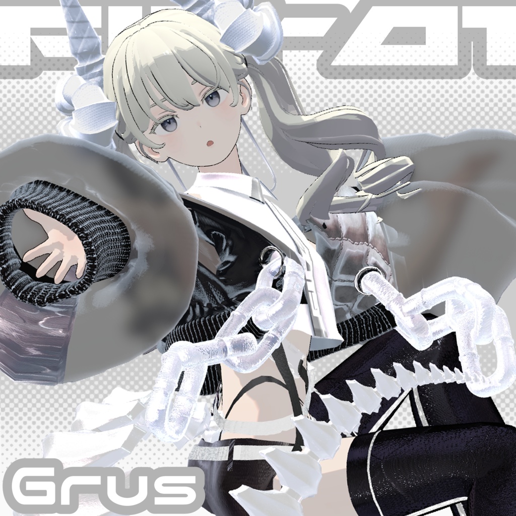 〖8アバター対応〗FIN-01〖3D衣装〗