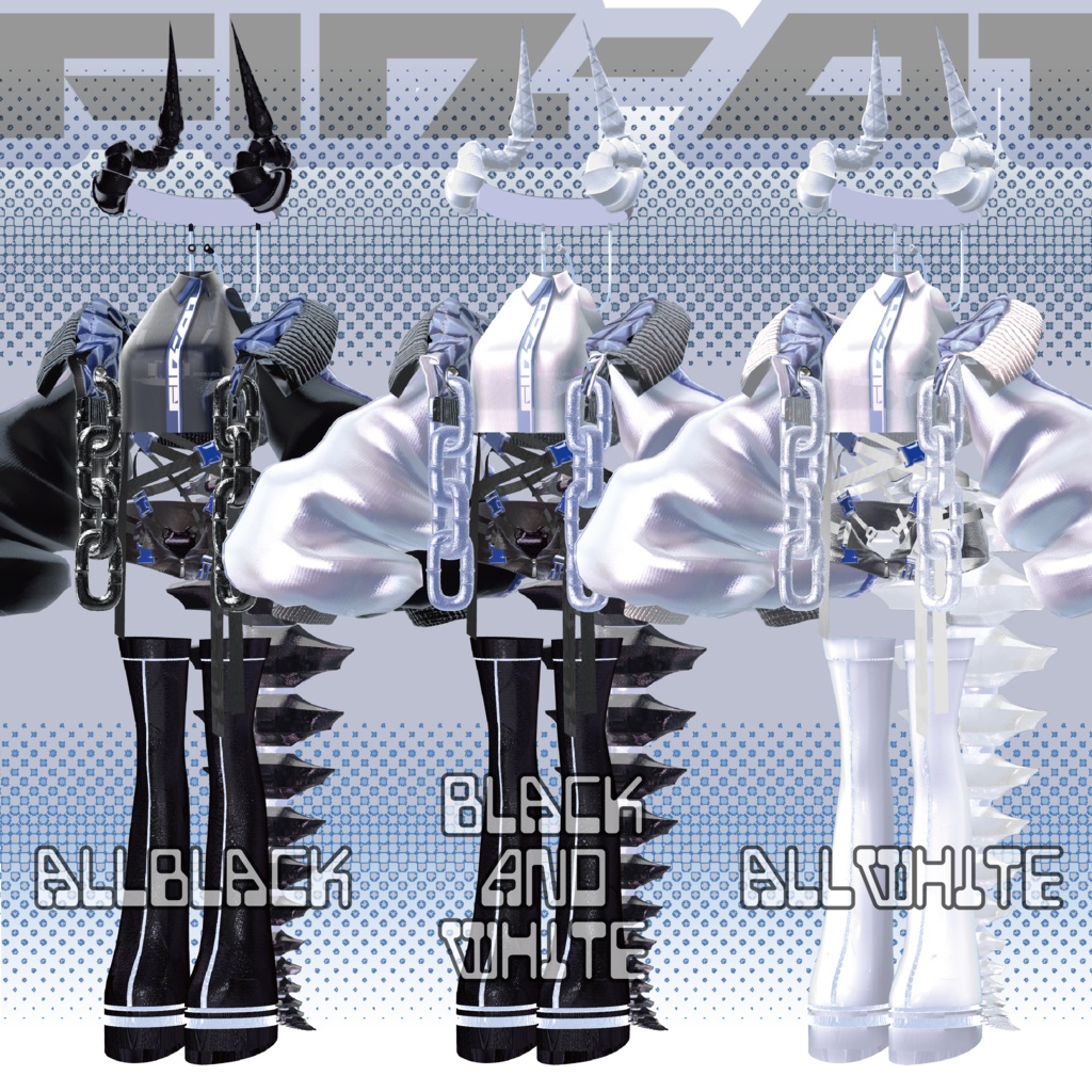 〖8アバター対応〗FIN-01〖3D衣装〗