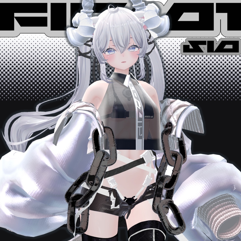 〖8アバター対応〗FIN-01〖3D衣装〗