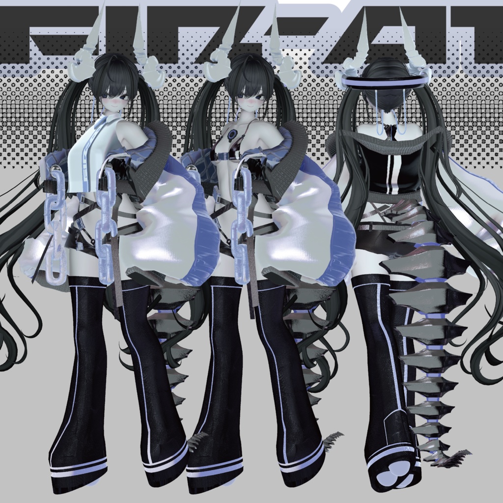 〖8アバター対応〗FIN-01〖3D衣装〗