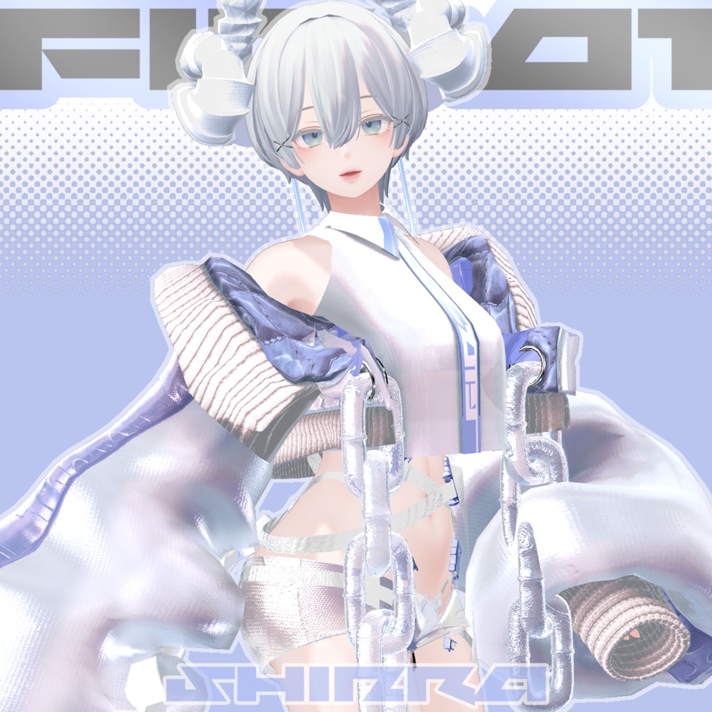 〖8アバター対応〗FIN-01〖3D衣装〗