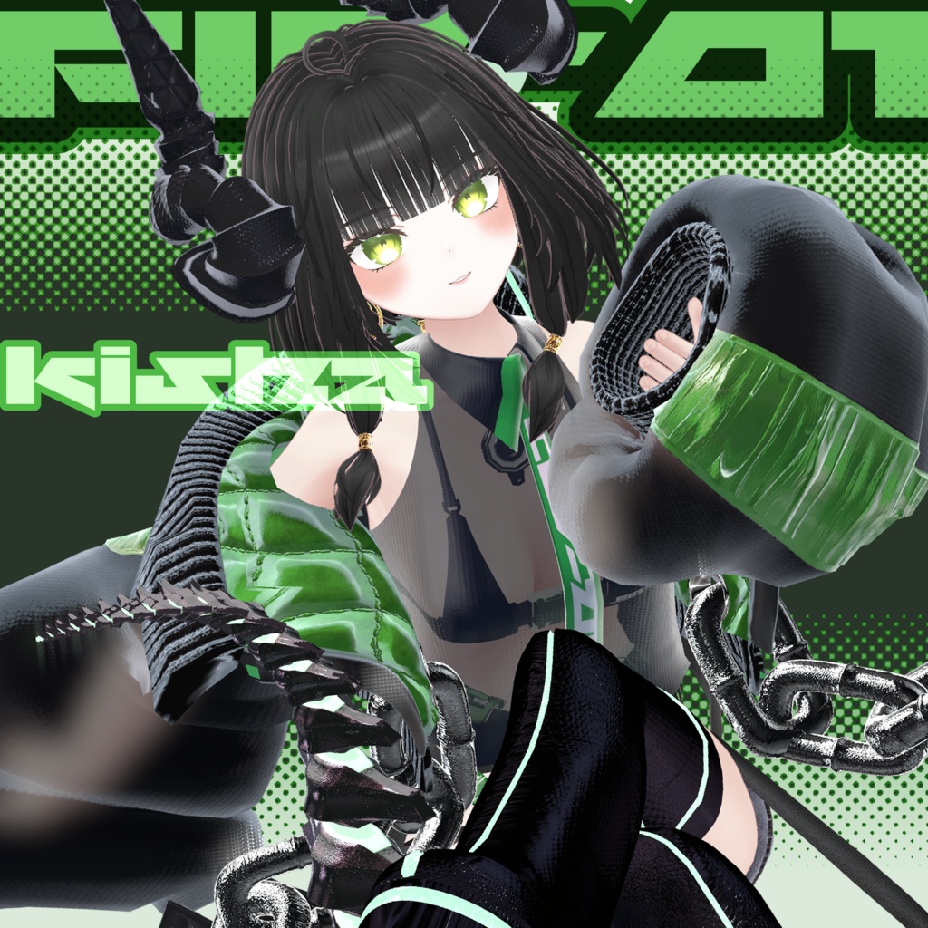 〖8アバター対応〗FIN-01〖3D衣装〗