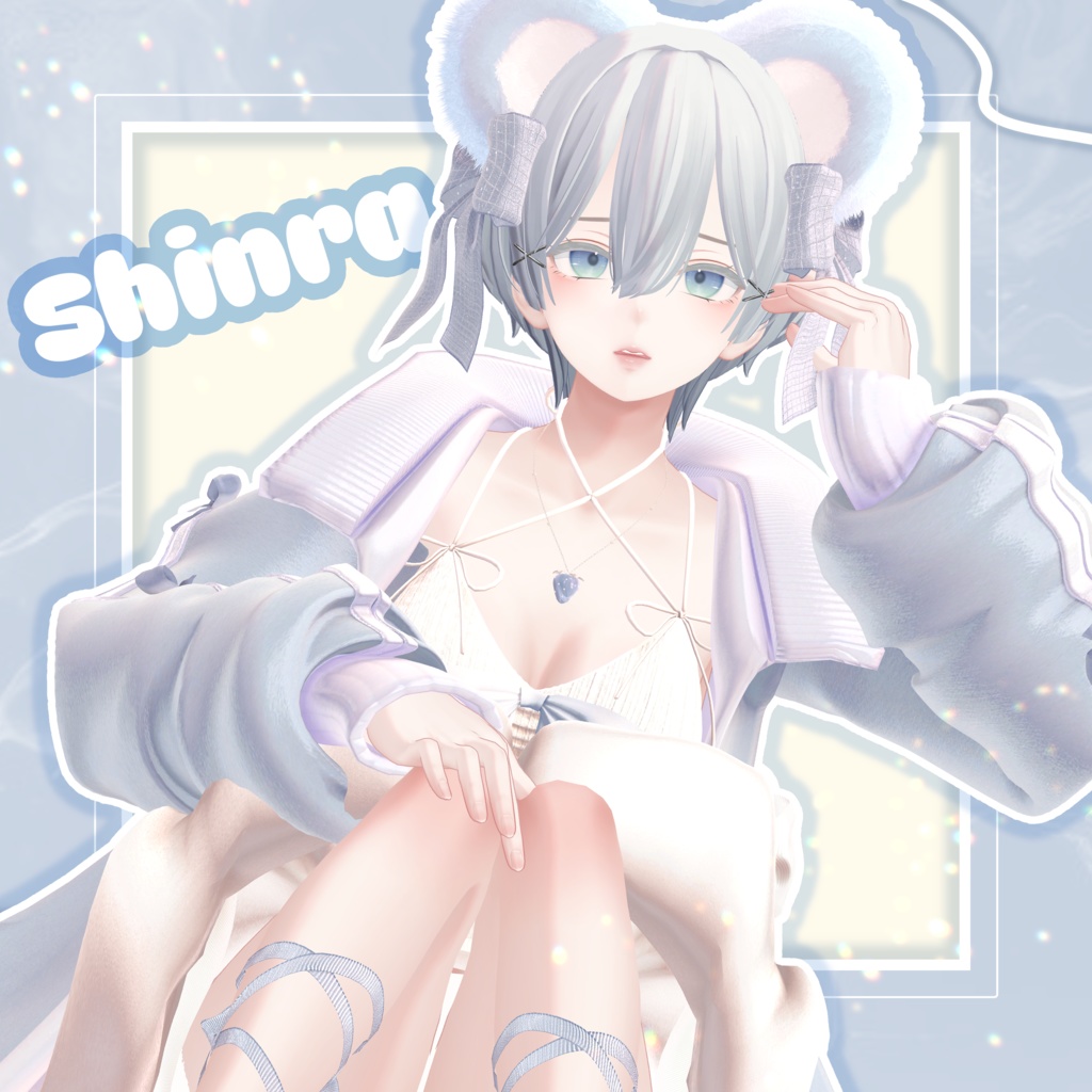 〖10アバター対応〗PUFF RIBBON〖3D衣装〗