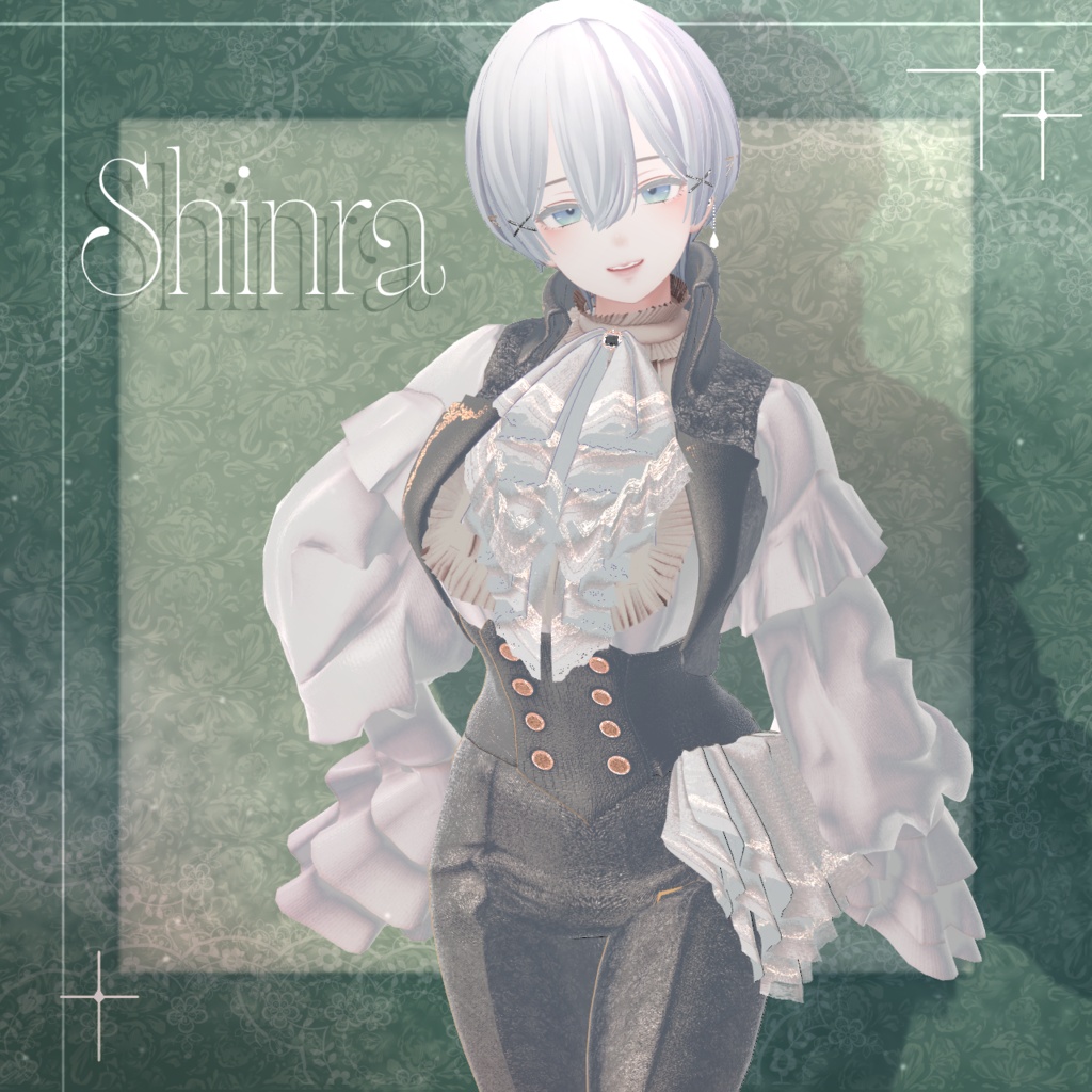 〖✨男女12アバター対応✨〗 Vlad Tepes〖3D衣装〗