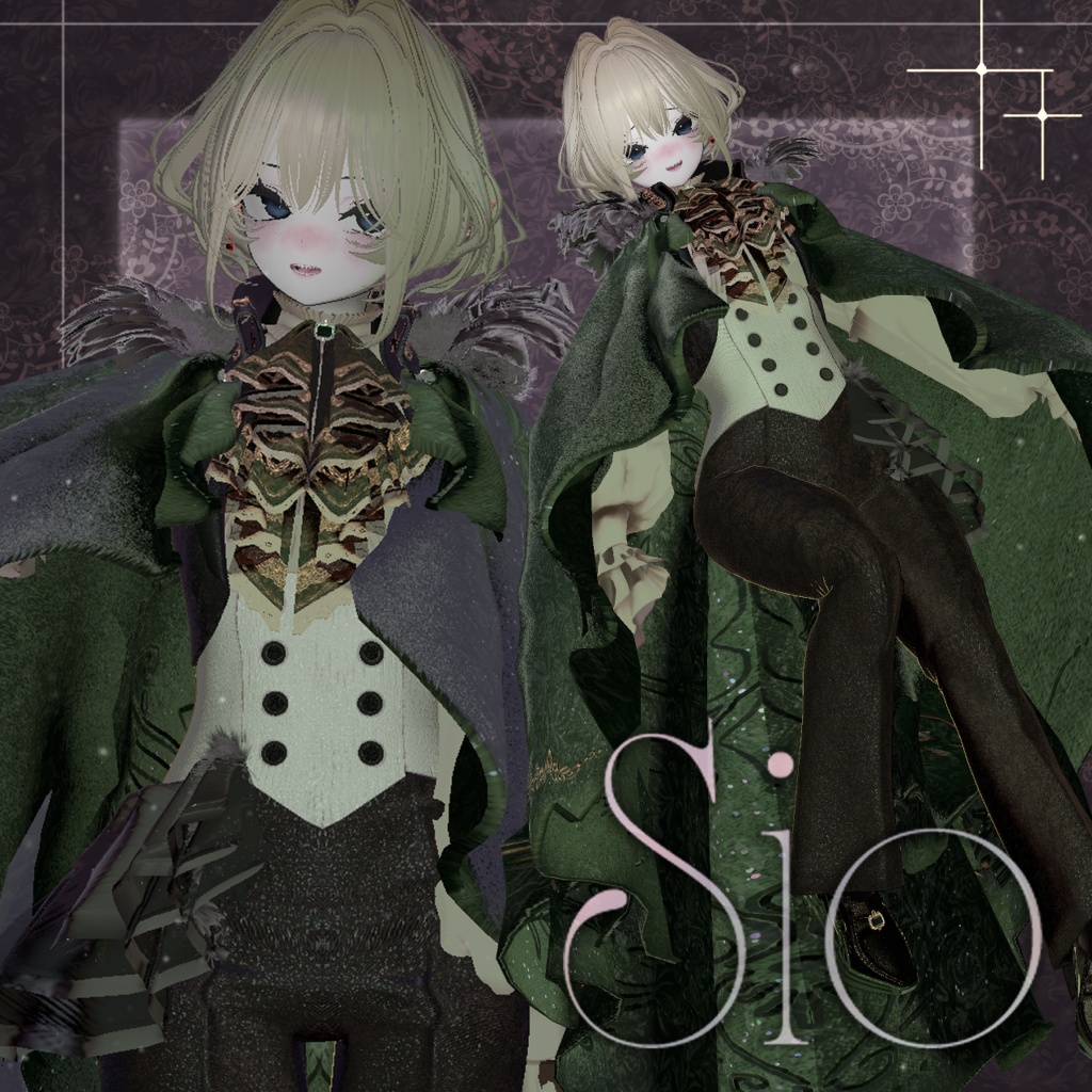 〖✨男女12アバター対応✨〗 Vlad Tepes〖3D衣装〗