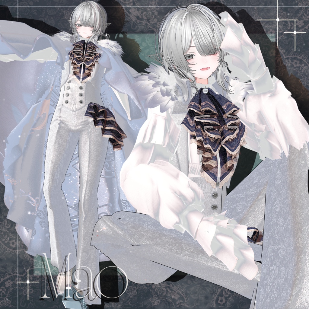 〖✨男女12アバター対応✨〗 Vlad Tepes〖3D衣装〗