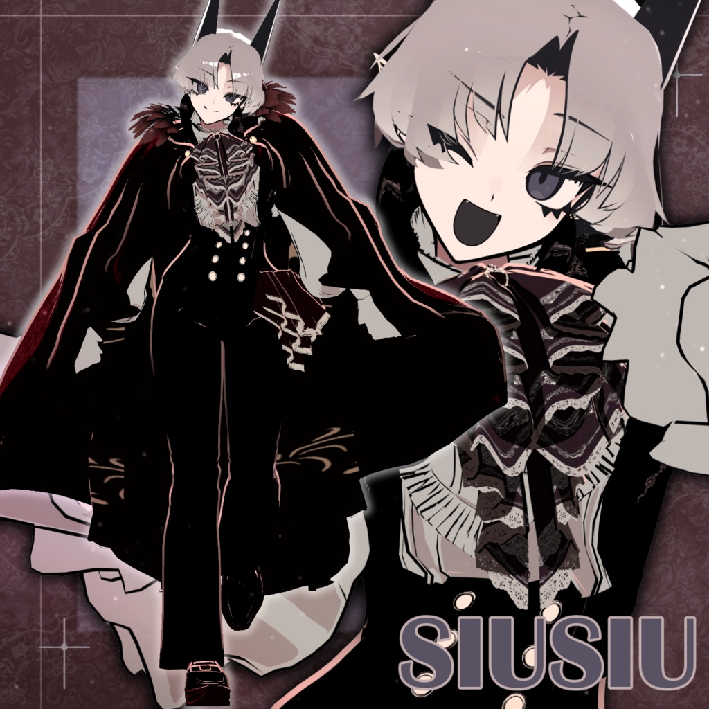 〖✨男女15アバター対応✨〗 Vlad Tepes〖3D衣装〗
