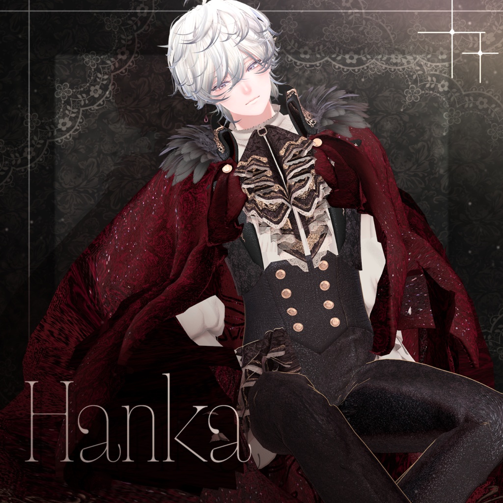 〖✨男女12アバター対応✨〗 Vlad Tepes〖3D衣装〗