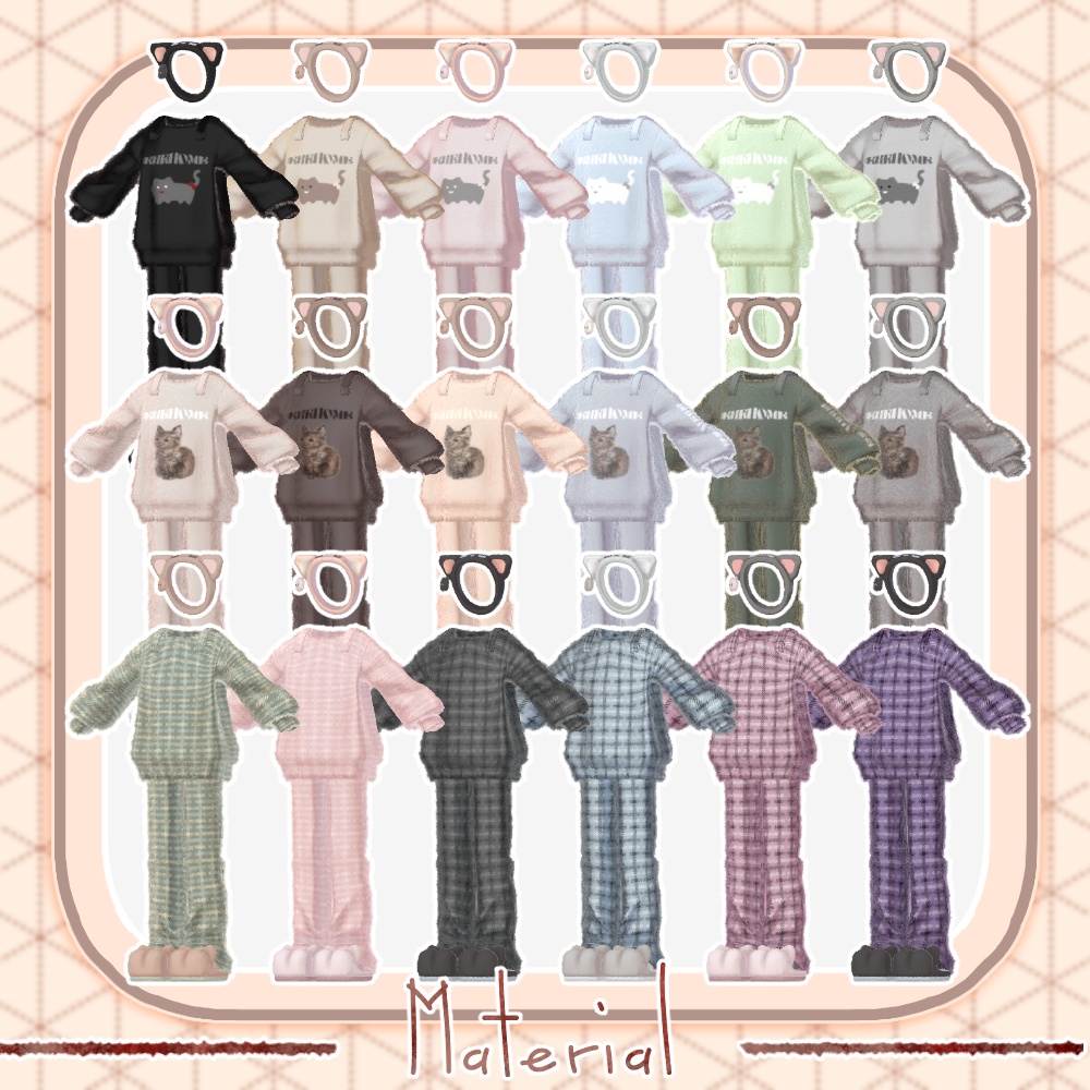 🎉SALE🎉〖✨男女13アバター対応✨〗Fluffy Knit〖2weyギミック付き衣装〗🎄早期購入特典12/25まで⛄