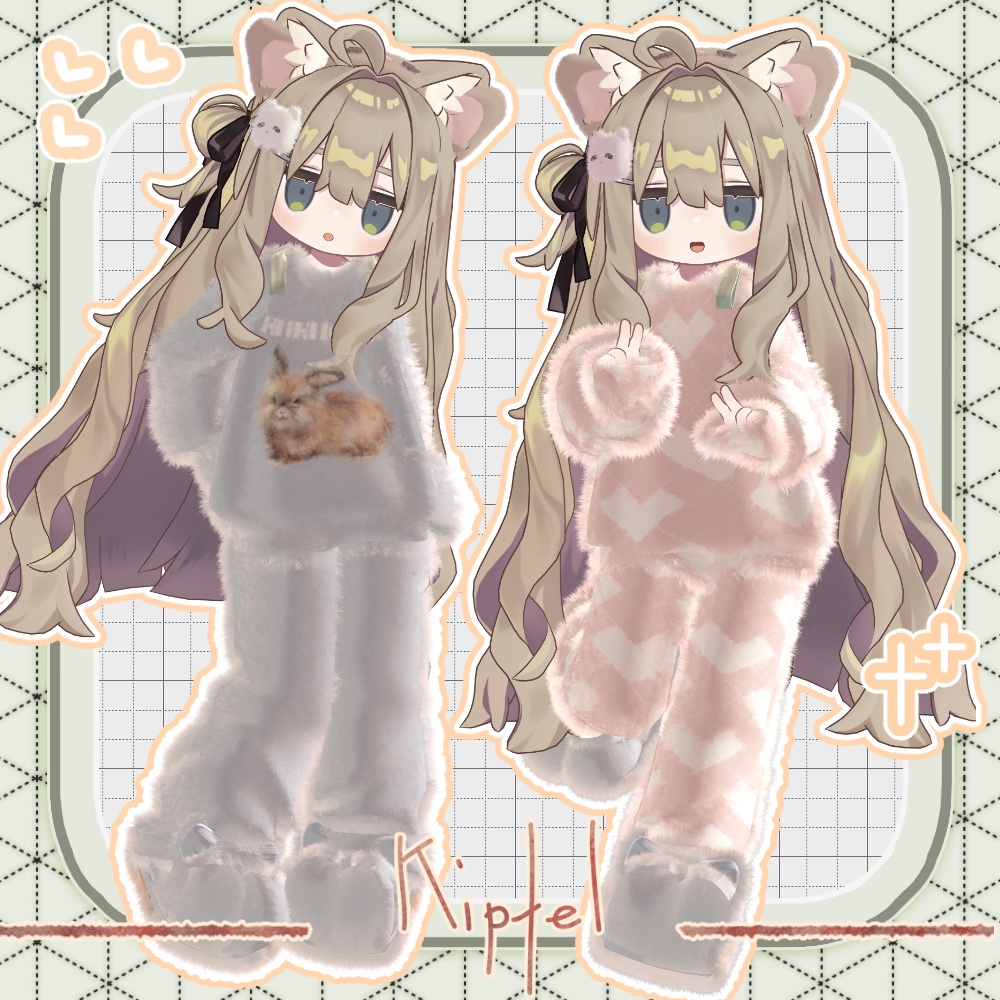 🎉SALE🎉〖✨男女13アバター対応✨〗Fluffy Knit〖2weyギミック付き衣装〗🎄早期購入特典12/25まで⛄