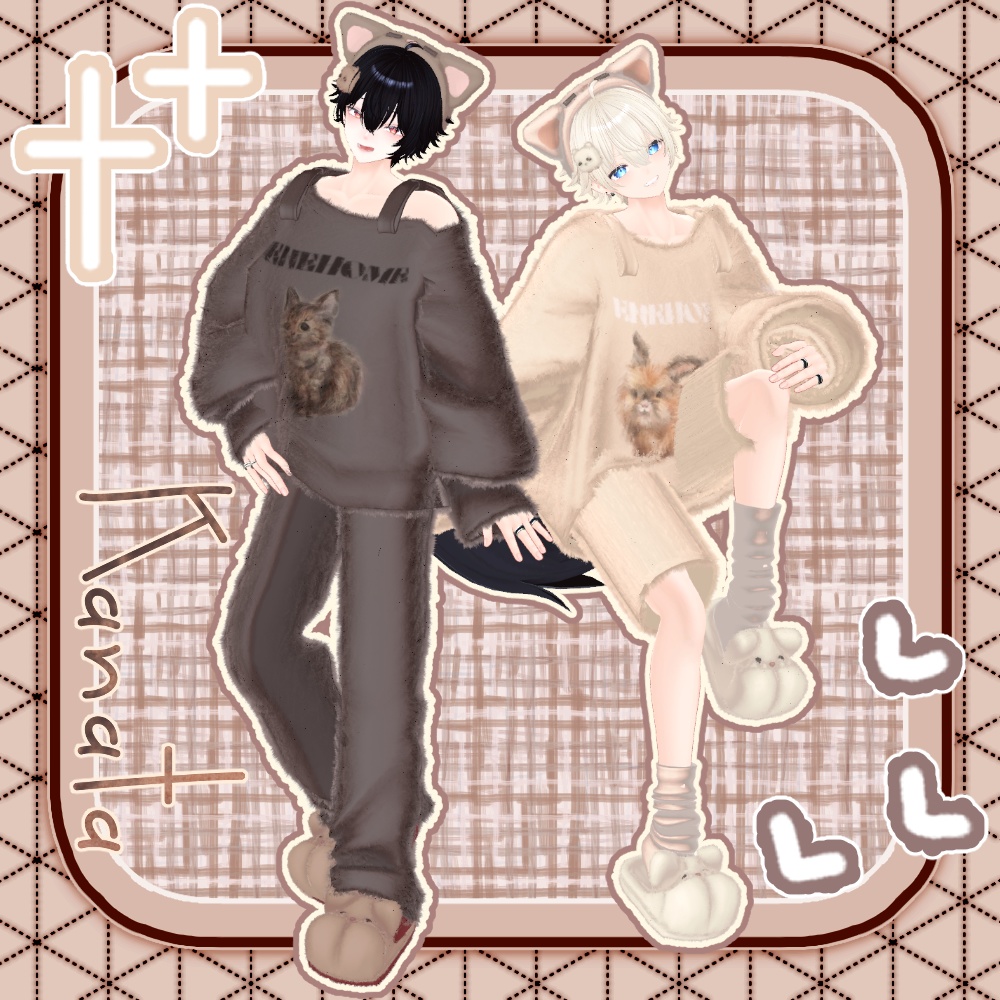 🎉SALE🎉〖✨男女13アバター対応✨〗Fluffy Knit〖2weyギミック付き衣装〗🎄早期購入特典12/25まで⛄