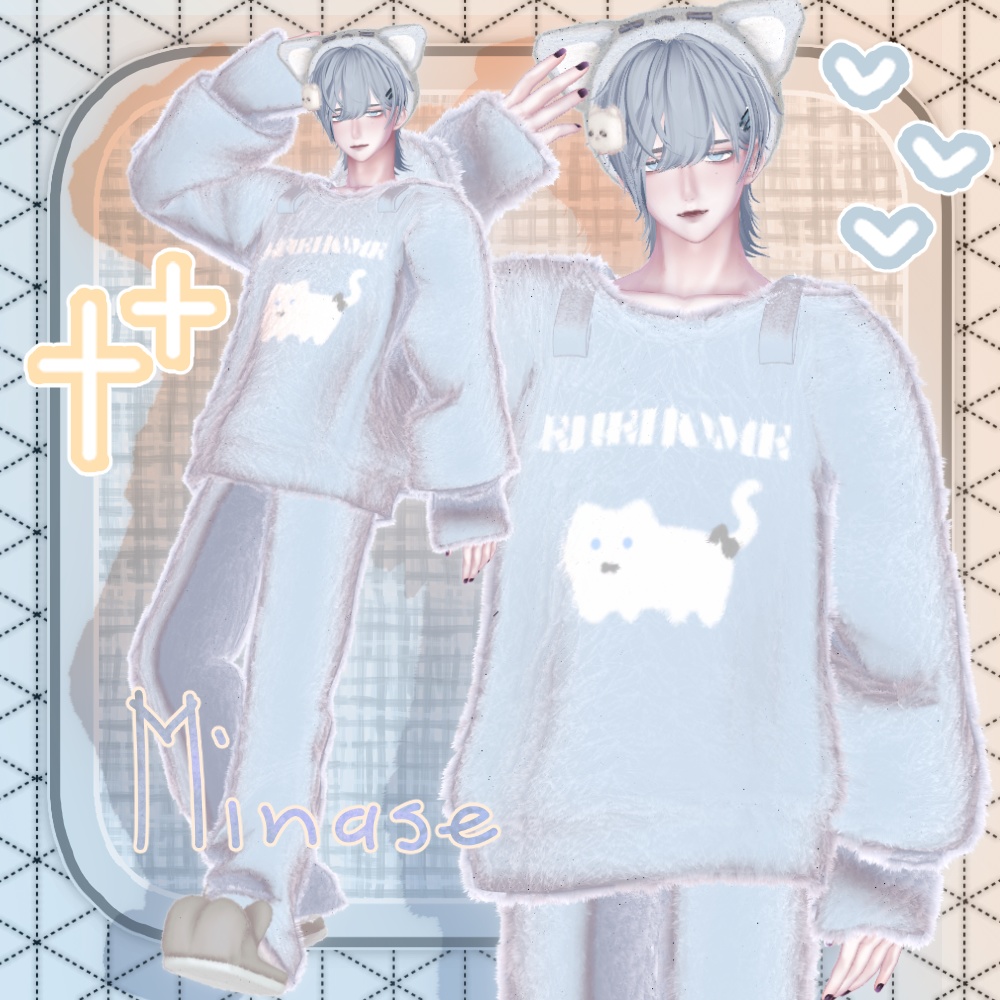 🎉SALE🎉〖✨男女13アバター対応✨〗Fluffy Knit〖2weyギミック付き衣装〗🎄早期購入特典12/25まで⛄