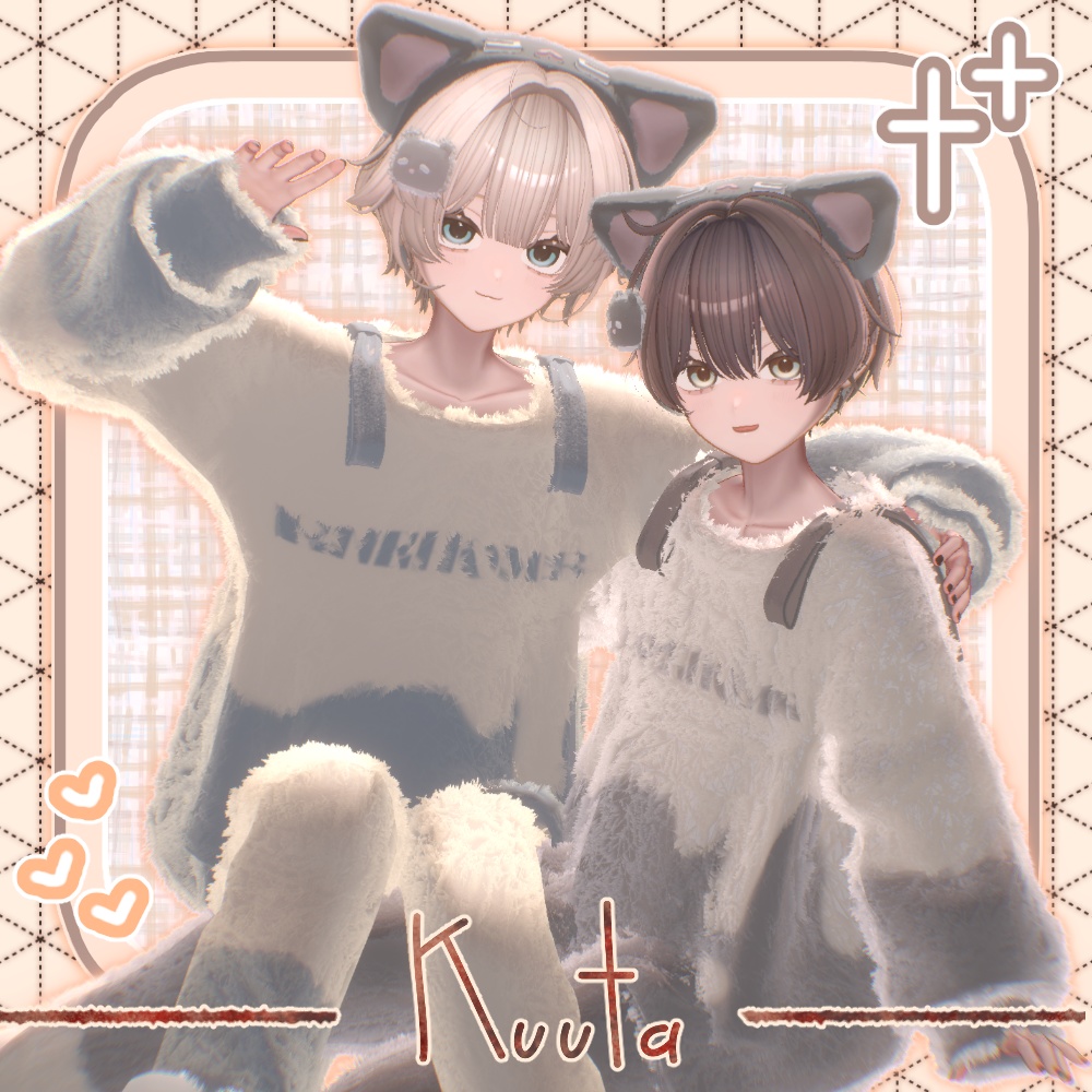 🎉SALE🎉〖✨男女13アバター対応✨〗Fluffy Knit〖2weyギミック付き衣装〗🎄早期購入特典12/25まで⛄