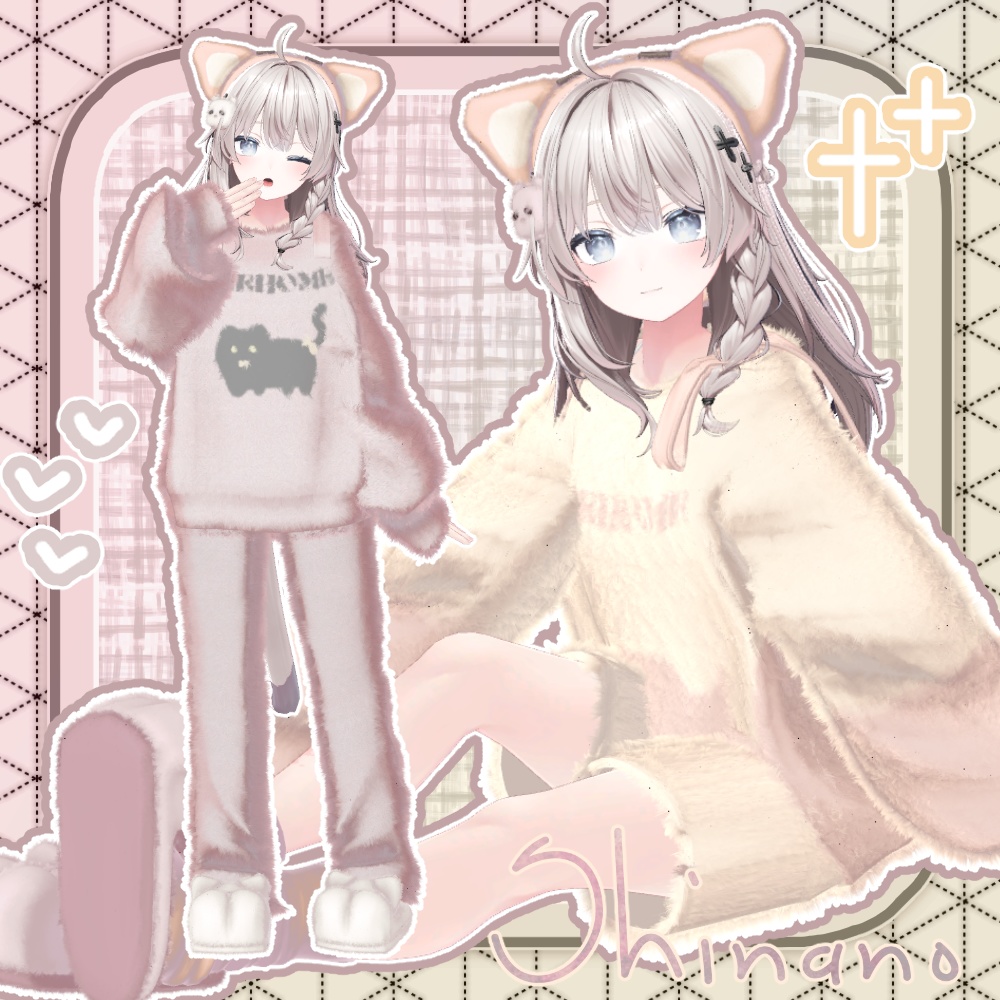 🎉SALE🎉〖✨男女13アバター対応✨〗Fluffy Knit〖2weyギミック付き衣装〗🎄早期購入特典12/25まで⛄