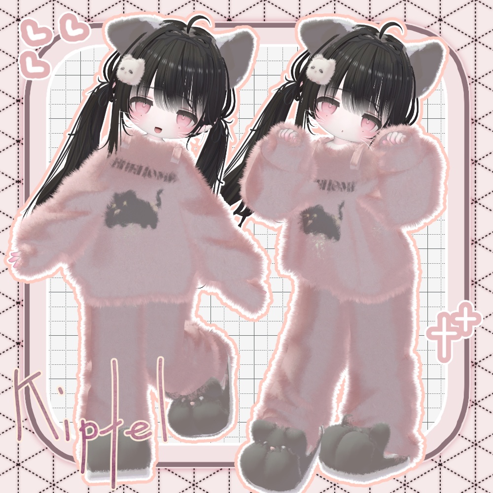 🎉SALE🎉〖✨男女13アバター対応✨〗Fluffy Knit〖2weyギミック付き衣装〗🎄早期購入特典12/25まで⛄