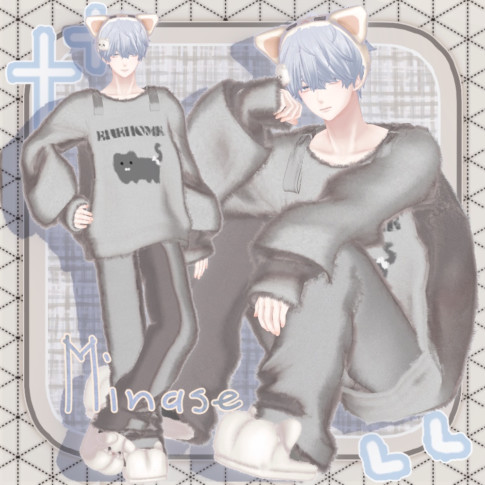 🎉SALE🎉〖✨男女13アバター対応✨〗Fluffy Knit〖2weyギミック付き衣装〗🎄早期購入特典12/25まで⛄