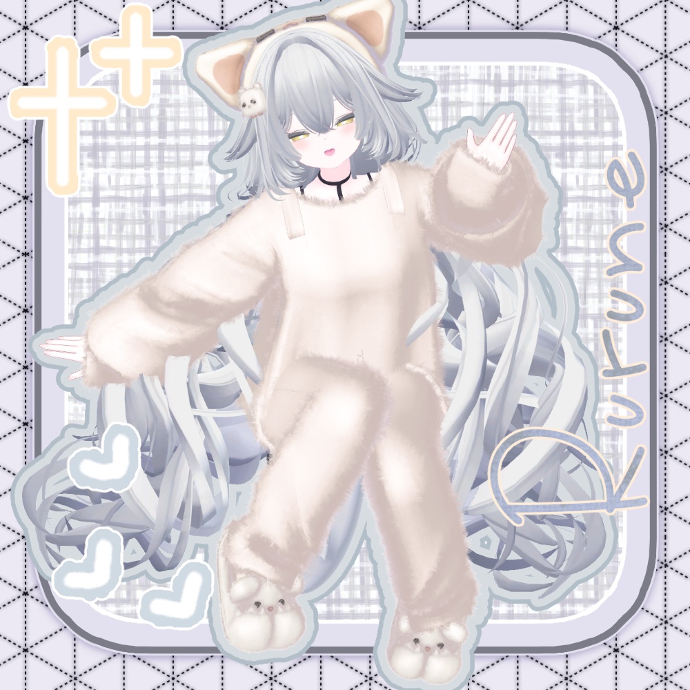 🎉SALE🎉〖✨男女13アバター対応✨〗Fluffy Knit〖2weyギミック付き衣装〗🎄早期購入特典12/25まで⛄