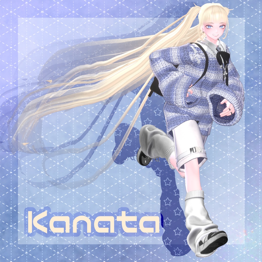 🎉SALE✨〖MA対応💛VRC Hair〗ひきずりツイン✨男女19アバター対応✨〗