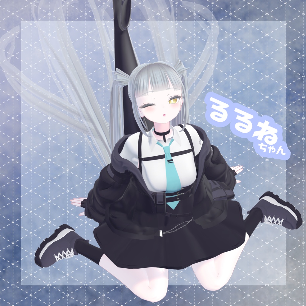 🎉SALE✨〖MA対応💛VRC Hair〗ひきずりツイン✨男女19アバター対応✨〗