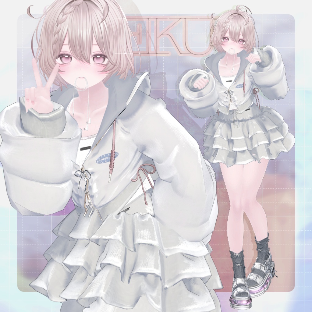 🎉SALE🎉〖✨男女10アバター対応✨〗✈SKY SHIFTER✈〖MA対応❣3D衣装+アクセ〗