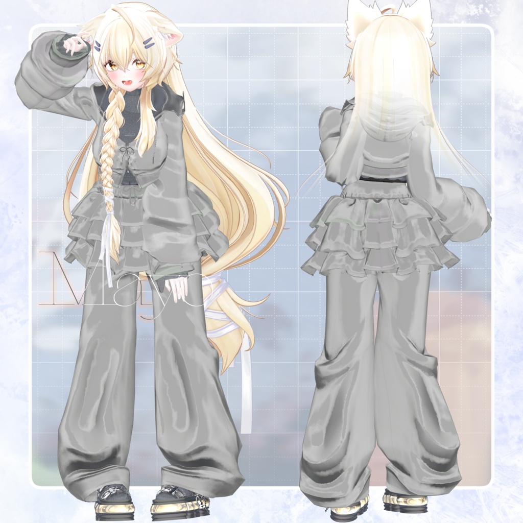🎉SALE🎉〖✨男女10アバター対応✨〗✈SKY SHIFTER✈〖MA対応❣3D衣装+アクセ〗