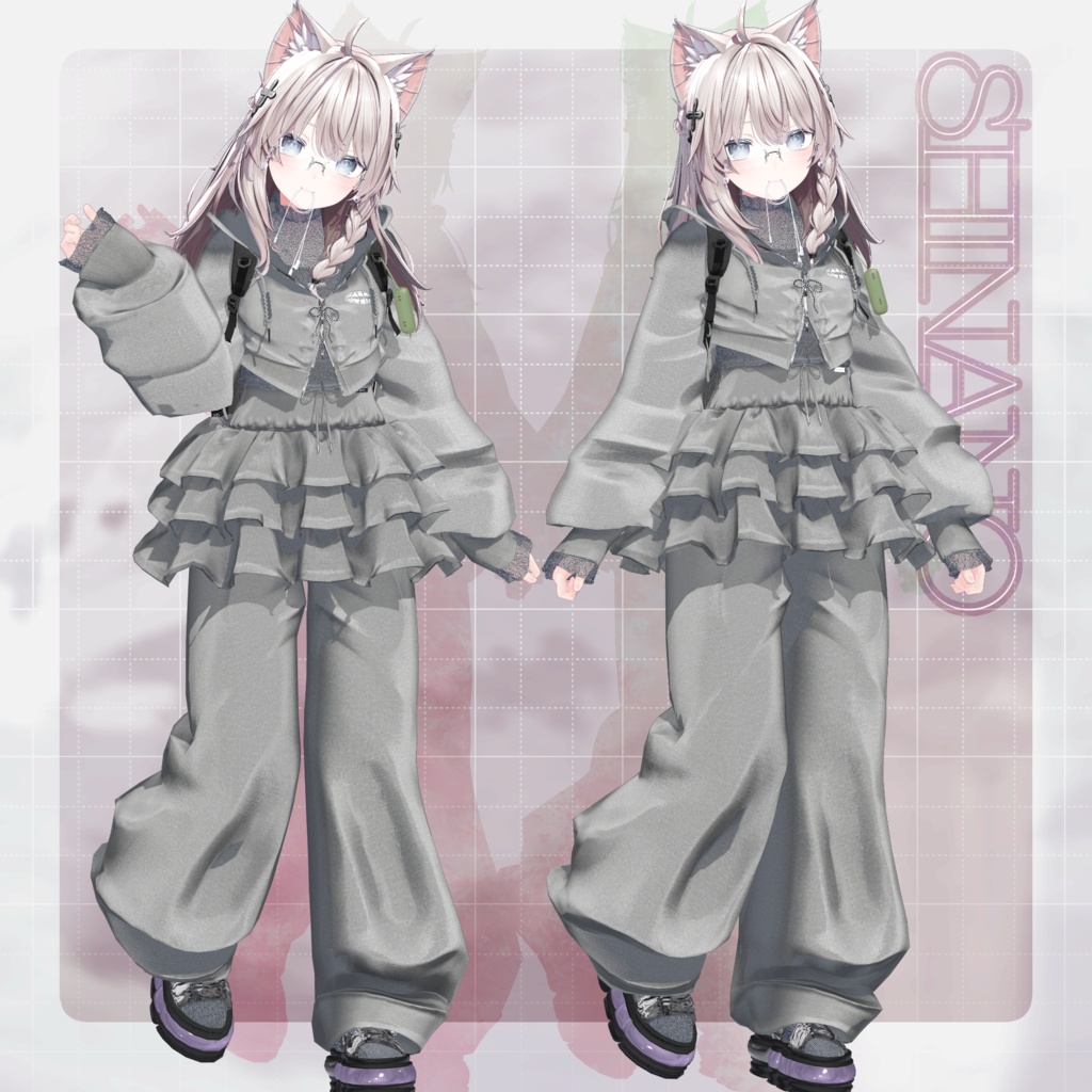 🎉SALE🎉〖✨男女10アバター対応✨〗✈SKY SHIFTER✈〖MA対応❣3D衣装+アクセ〗