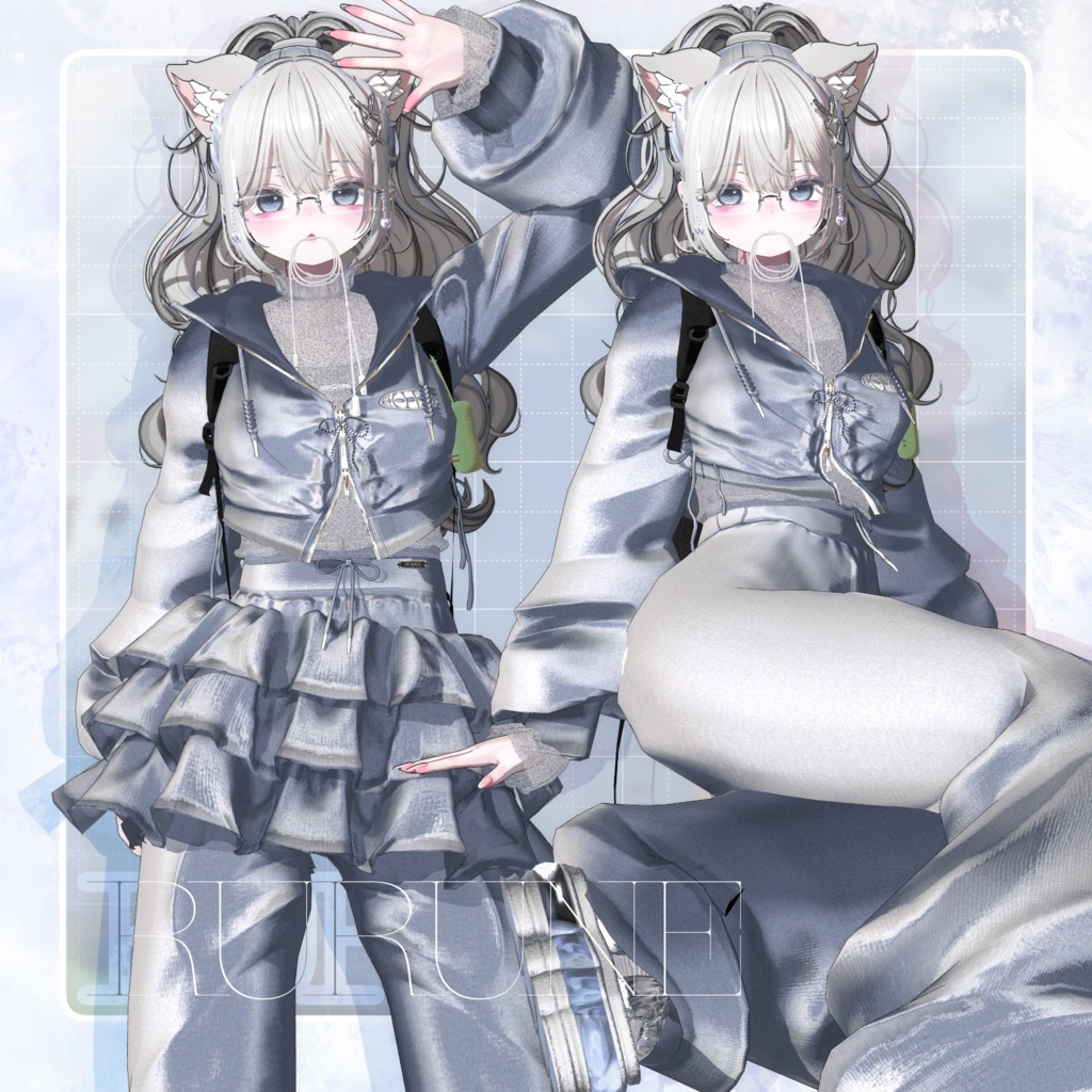 🎉SALE🎉〖✨男女10アバター対応✨〗✈SKY SHIFTER✈〖MA対応❣3D衣装+アクセ〗