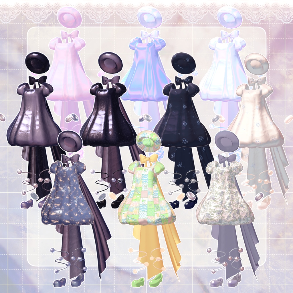 🎉30%OFFSALE🎉〖✨11アバター対応✨〗PoppingJum〖MA対応❣3D衣装〗