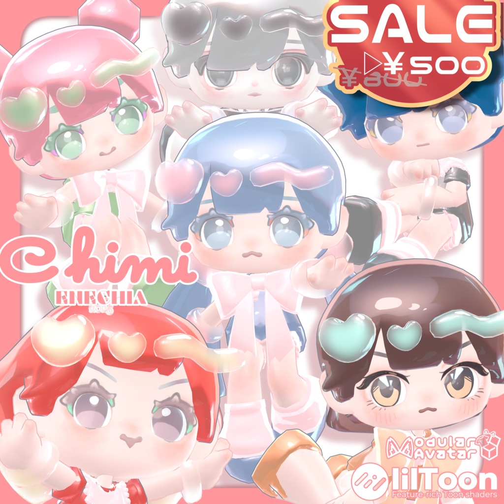 🎉SALE🎉Chimi / ちみ 〖オリジナル3Dアバター〗