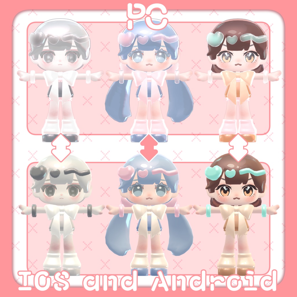 🎉SALE🎉Chimi / ちみ 〖オリジナル3Dアバター〗