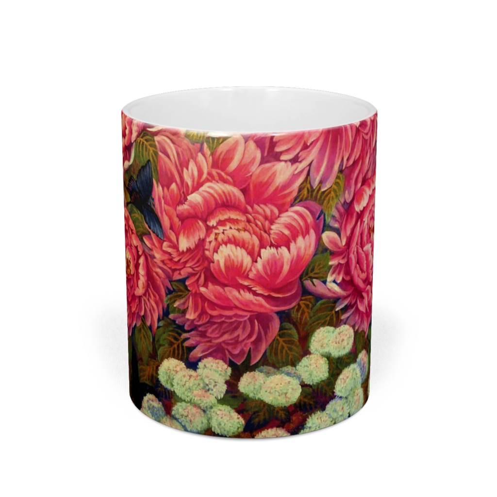 牡丹マグカップ