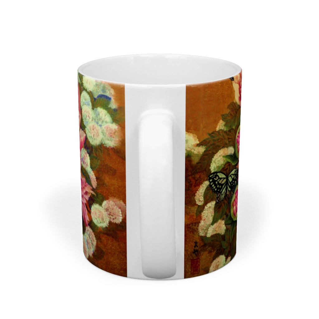 牡丹マグカップ