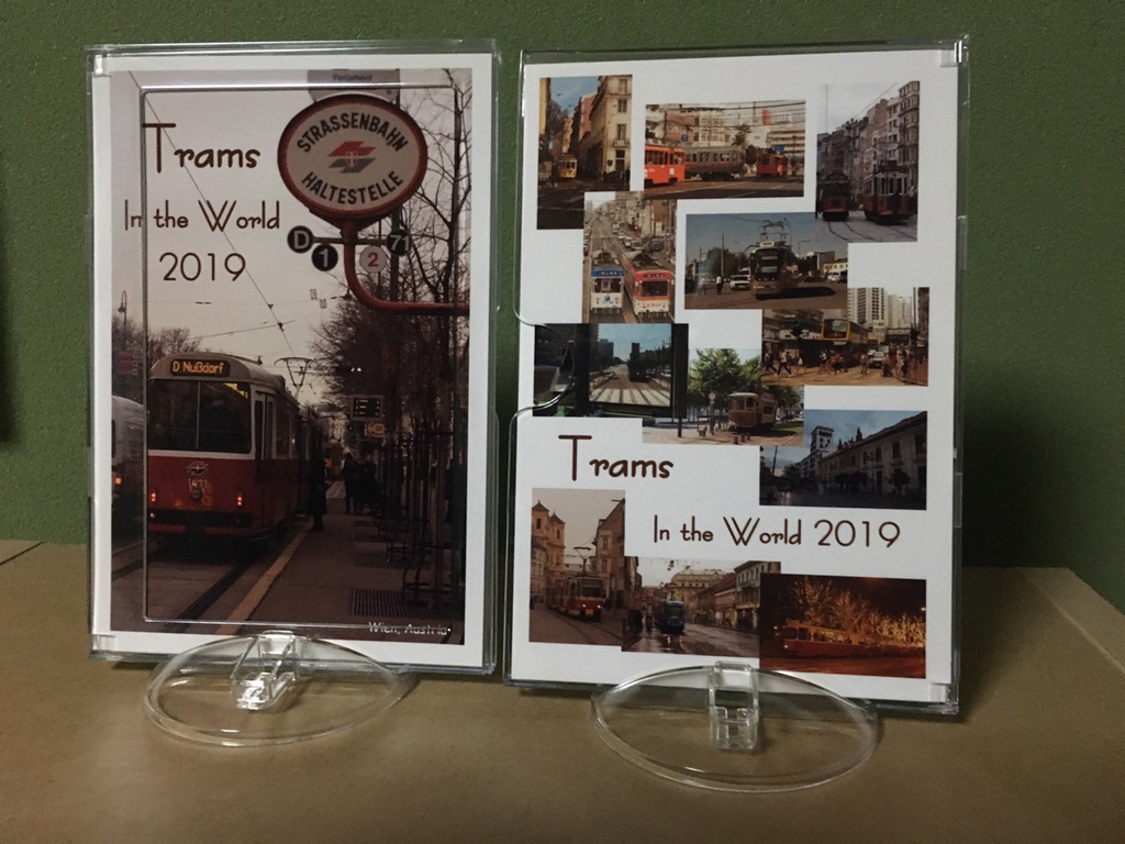 【販売終了】卓上カレンダー2019「世界の路面電車」