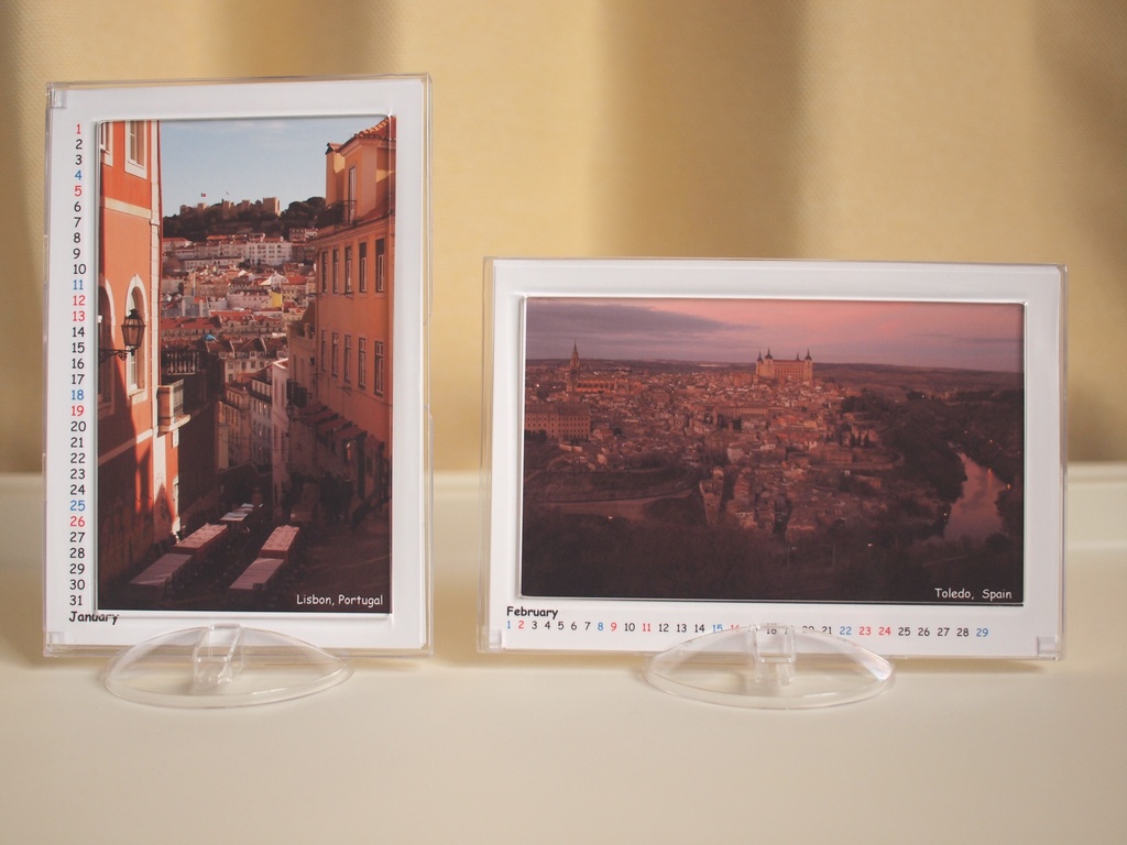 【終売】卓上カレンダー2020「世界の旧市街」