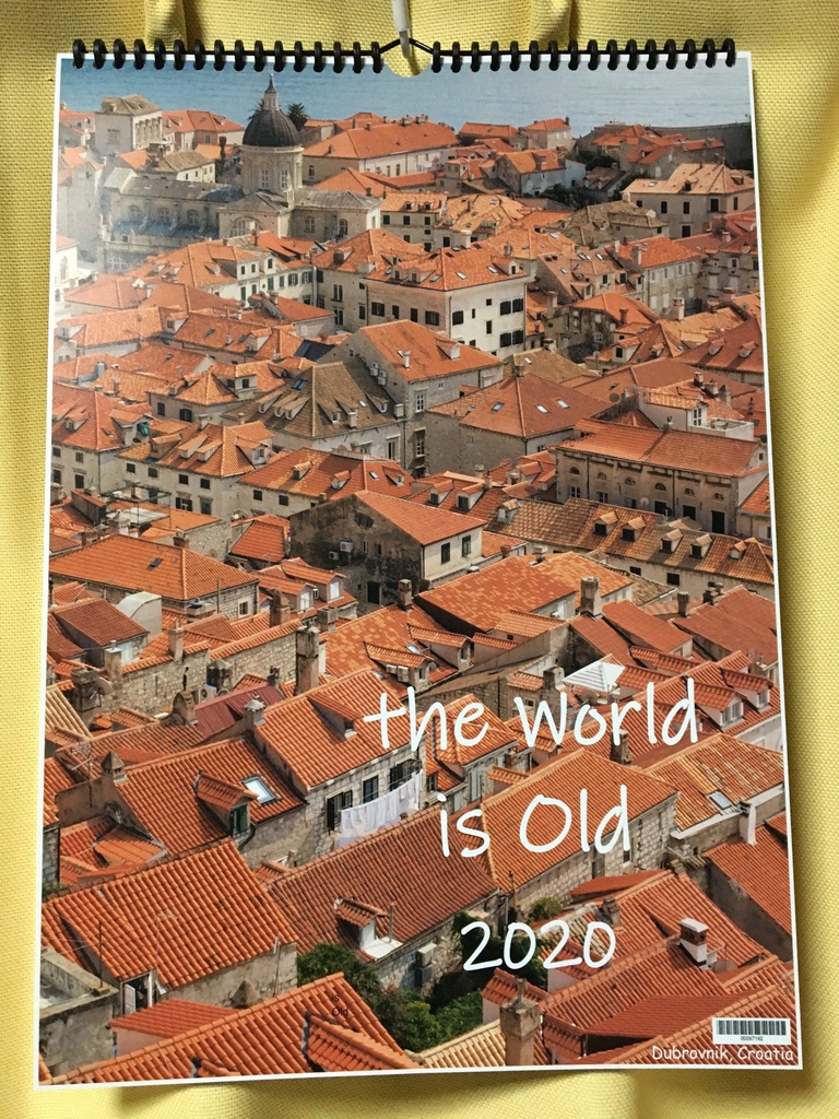 【終売】壁掛けカレンダー2020「世界の旧市街」